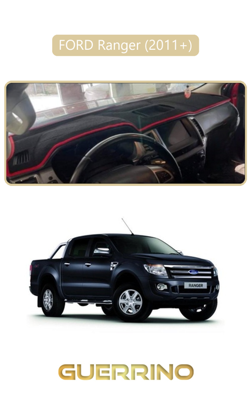 Ford Ranger (2011+) ;Torpido Koruma Halısı Bej Kenar