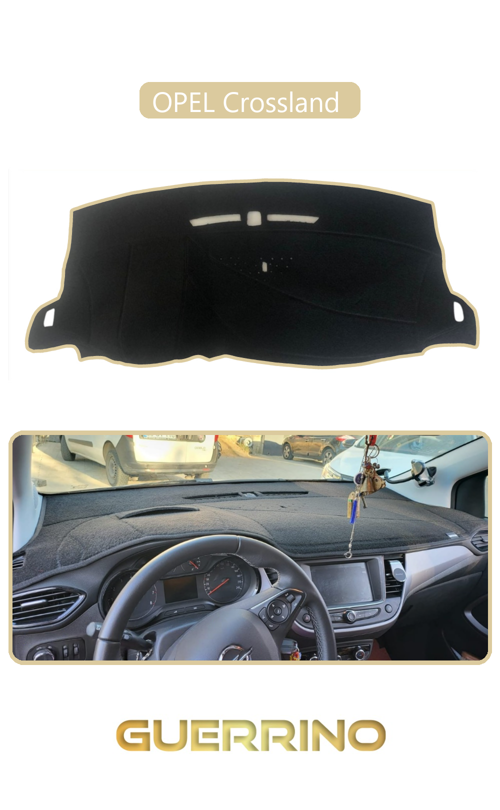 Opel Crossland Torpido Koruma Halısı Bej Kenar