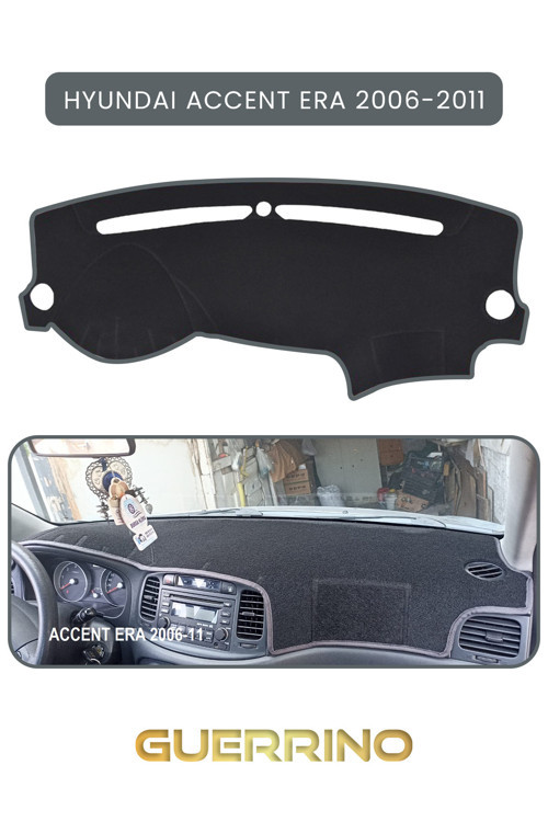 Hyundai Accent Era 2006-2011Torpido Koruma Halısı Gri Kenar