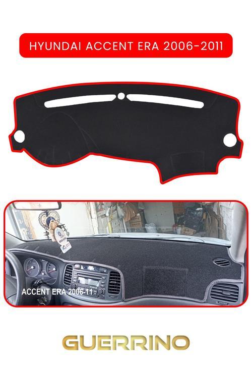 Hyundai Accent Era 2006-2011Torpido Koruma Halısı Kırmızı Kenar