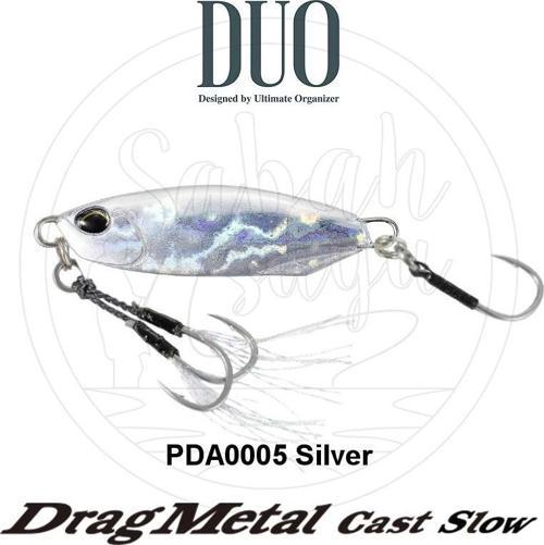Drag Metal Cast Slow Jig 40gr. PDA0005 Silver