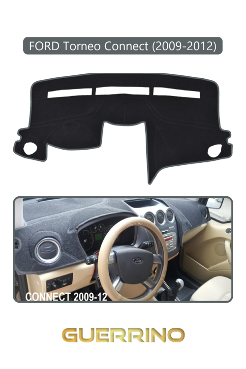 Ford Torneo Connect (2009-2012)Torpido Koruma Halısı Gri Kenar