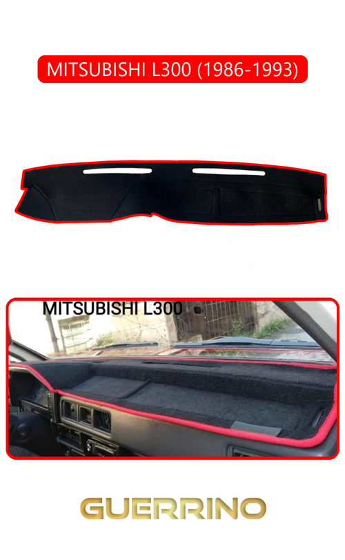 Mıtsubıshı L300 1986-1993Torpido Koruma Halısı Kırmızı Kenar
