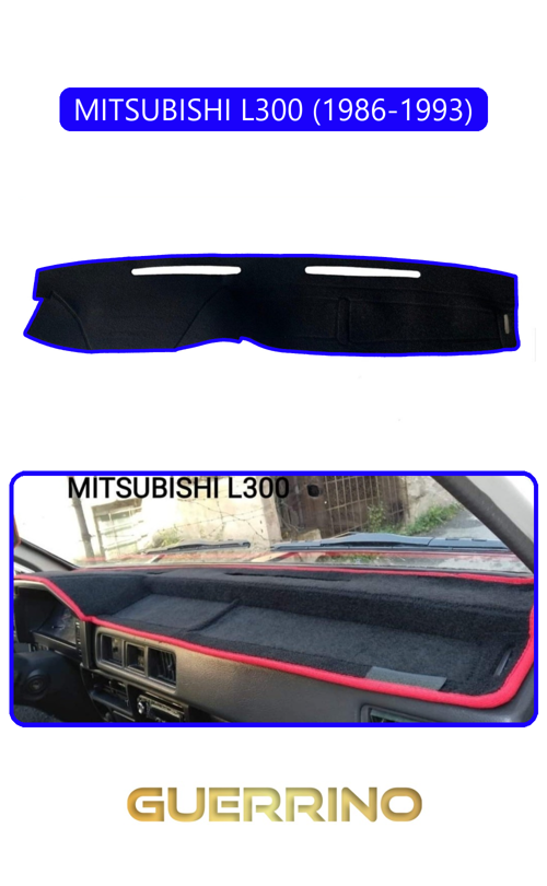 Mıtsubıshı L300 1986-1993Torpido Koruma Halısı Mavi Kenar