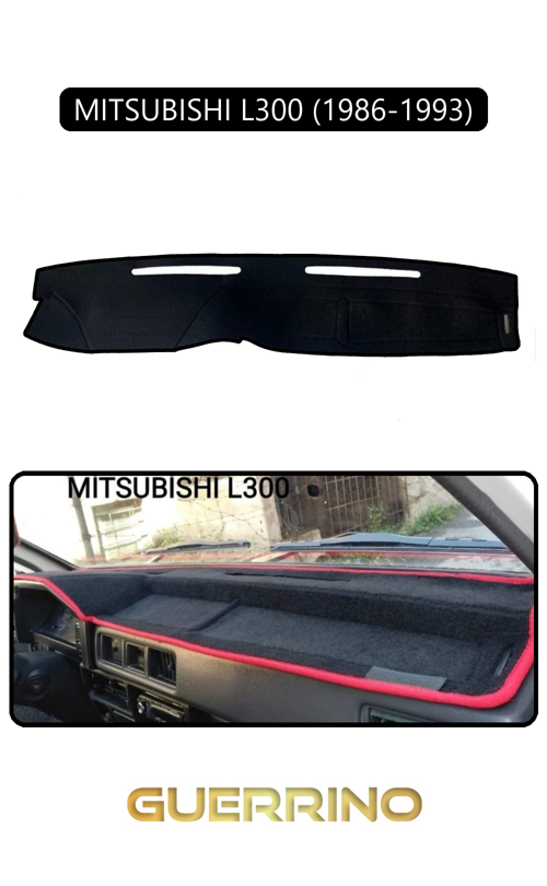 Mıtsubıshı L300 1986-1993Torpido Koruma Halısı Siyah Kenar