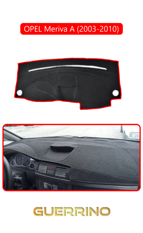 Opel Meriva A (2003-2010)Torpido Koruma Halısı Kırmızı Kenar