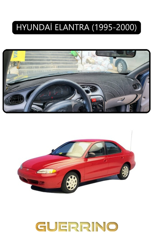 Hyundai Elantra 1995-2000Torpido Koruma Halısı Siyah Kenar