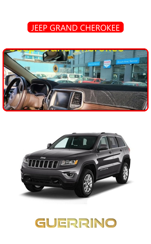 Jeep Grand Cherokeetorpido Koruma Halısı Kırmızı Kenar