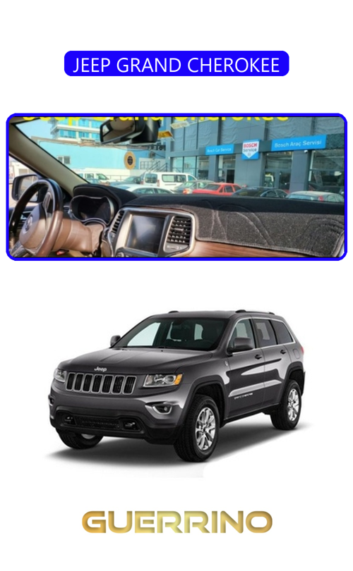 Jeep Grand Cherokeetorpido Koruma Halısı Mavi Kenar
