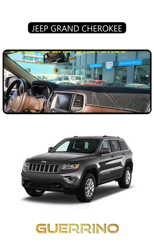 Jeep Grand Cherokeetorpido Koruma Halısı Siyah Kenar