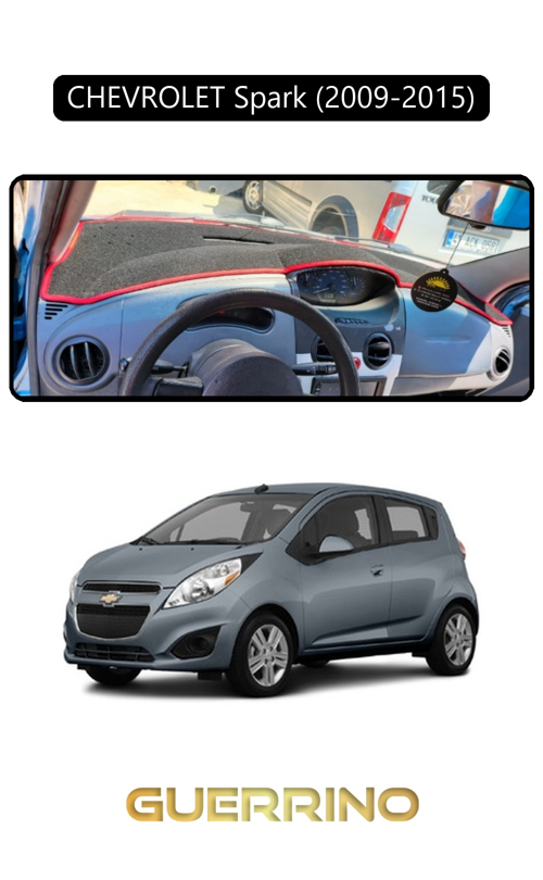 Chevrolet Spark (2009-2015), Ravon R2,Torpido Koruma Halısı Siyah Kenar