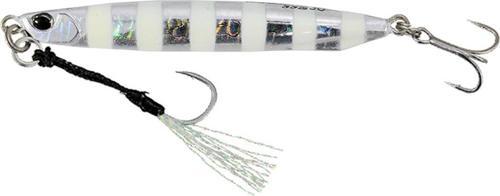 Drag Metal Cast Super Slim SSZ Jig 40Gr. PJA0101 Zebra Glow