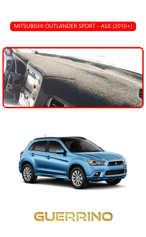 Mıtsubıshı Outlander Sport/Asx 2010+Torpido Koruma Halısı Kırmızı Kenar