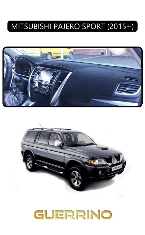 Mıtsubıshı Pajero Sport 2015+Torpido Koruma Halısı Siyah Kenar