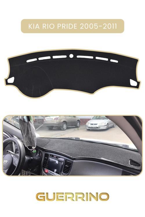 Kia Rio Pride 2005-2011Torpido Koruma Halısı Bej Kenar