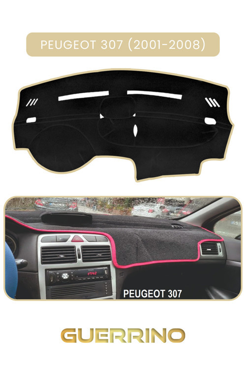 Peugeot 307 (2001-2008)Torpido Koruma Halısı Bej Kenar