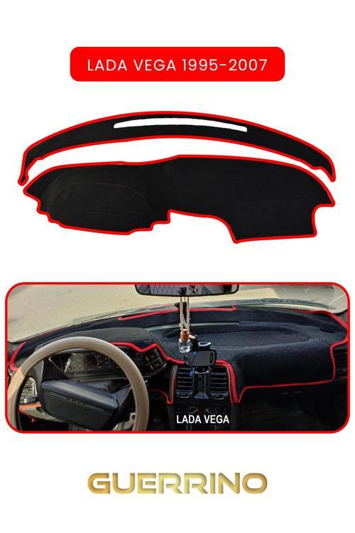 Lada Vega 1995-2007Torpido Koruma Halısı Kırmızı Kenar