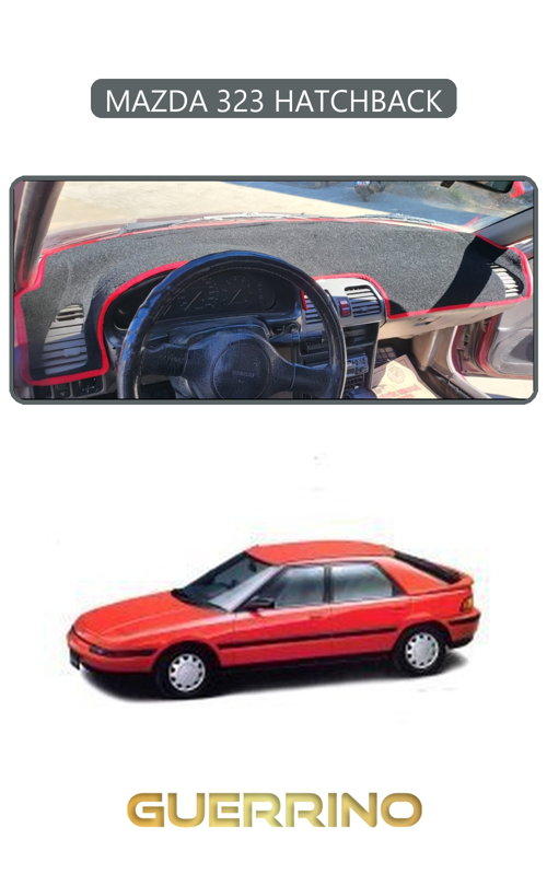 Mazda 323 Hatchbacktorpido Koruma Halısı Gri Kenar