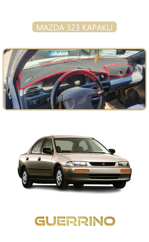Mazda 323 Kapaklıtorpido Koruma Halısı Bej Kenar