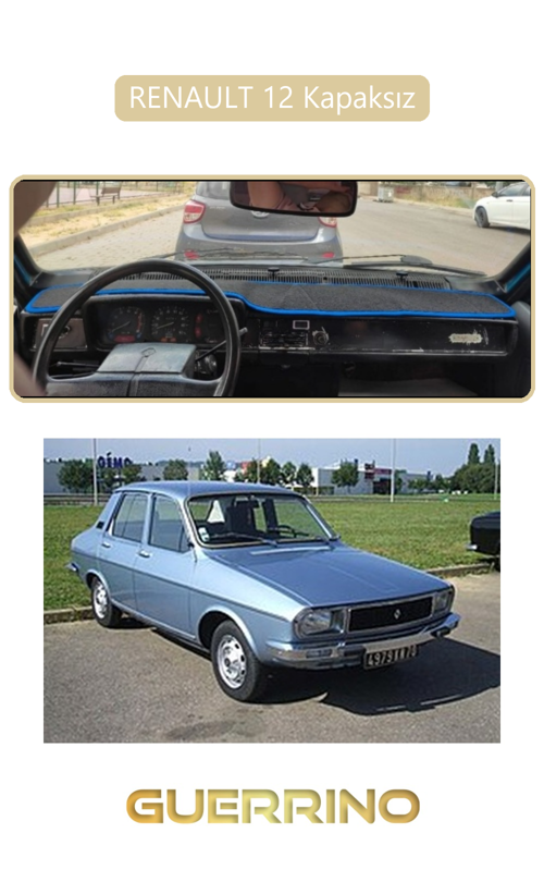 Renault 12 - Toros   Kapaksıztorpido Koruma Halısı Bej Kenar