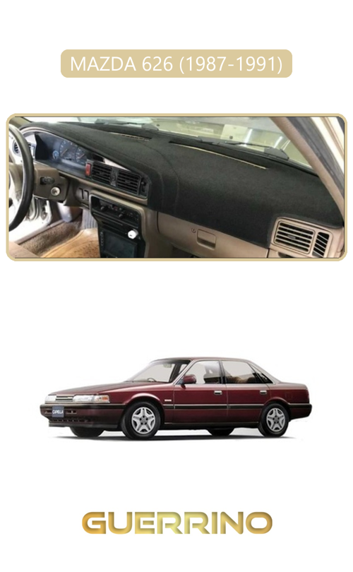 Mazda 626 1987-1991Torpido Koruma Halısı Bej Kenar