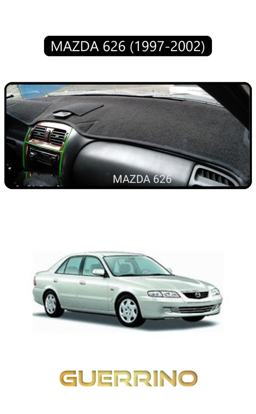 Mazda 626 1997-2002Torpido Koruma Halısı Siyah Kenar