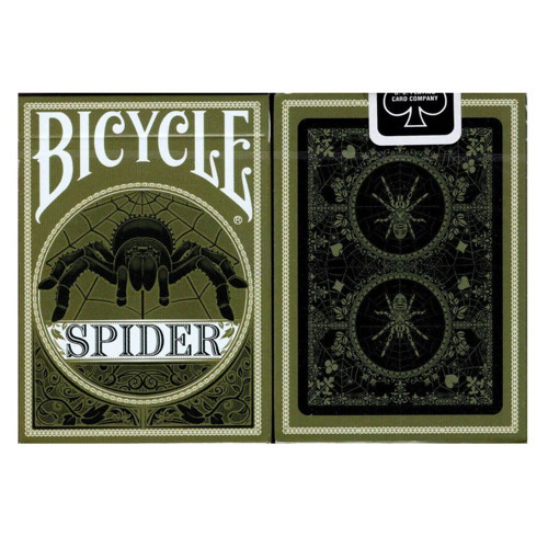 Spider Oyun Kağıdı Kartı Premium iskambil Kartları Destesi Green (Yeşil)