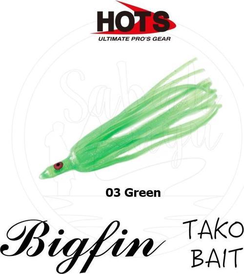 Big Fin Taco Bait Silikon Ahtapot 03 Green