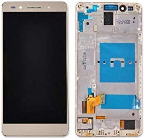 TE Huawei Honor 7 Uyumlu Çıtalı Lcd Ekran Dokunmatik Gold 