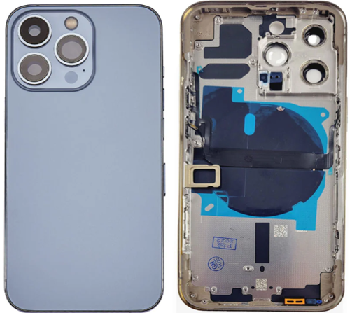  iPhone 13 Pro Uyumlu Boş Kasa Mavi