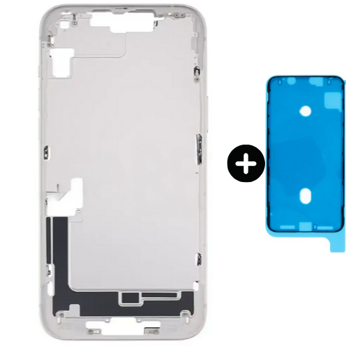  iPhone 14 Plus Uyumlu Boş Kasa Sarı + Sıvı Ve Toz Bandı