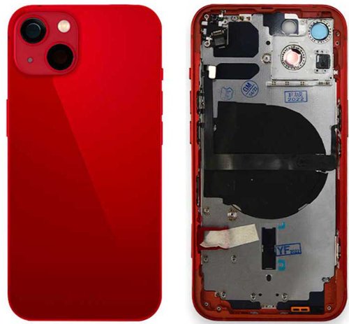  iPhone 13 Uyumlu Boş Kasa Kırmızı