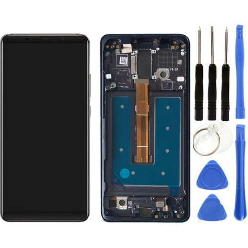 TE Huawei Mate 10 Pro Uyumlu  Çıtalı Servis Çıtalı Lcd Ekran Dokunmatik Siyah + Tamir Seti