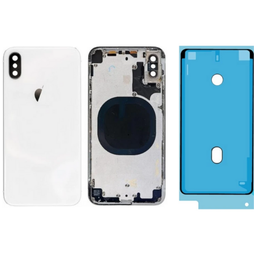  iPhone X Uyumlu Boş Kasa Beyaz + Toz Bandı