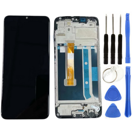 TE Oppo A15s Çıtalı A Kalite Lcd Dokunmatik Ekran + Tamir Seti