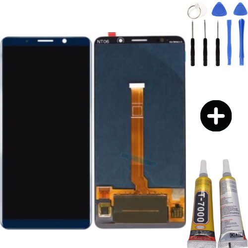 TE Huawei Mate 10 Pro Uyumlu Servis Lcd Ekran Dokunmatik Mavi + Montaj Seti
