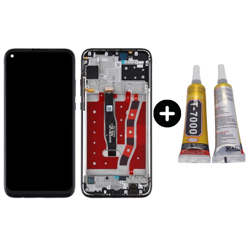 TE Huawei Nova 5İ Uyumlu Çıtalı OLED Lcd Ekran Dokunmatik + B7000