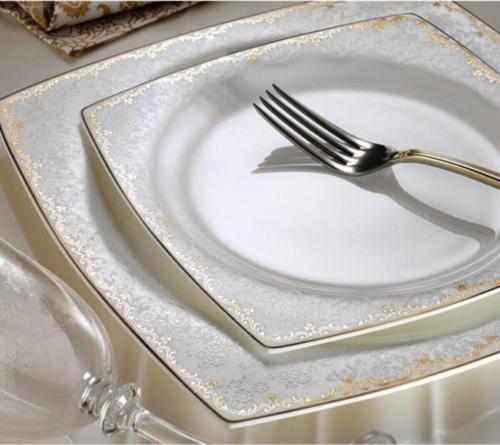 Bone Square Porselen 60 Parça Yemek Takımı 31019