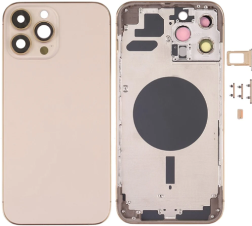 iPhone 13 Pro Max Uyumlu Boş Kasa Gold