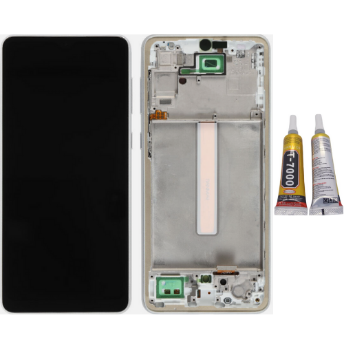 TE Samsung A33 5G A336F Uyumlu A Kalite Çıtalı Lcd Ekran Beyaz