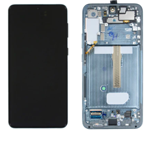 TE Samsung S22 Plus S906 Uyumlu Çıtalı OLED Lcd Ekran Mavi