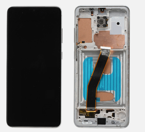 TE Samsung S20 G980F Uyumlu Çıtalı Lcd Ekran Servis Beyaz