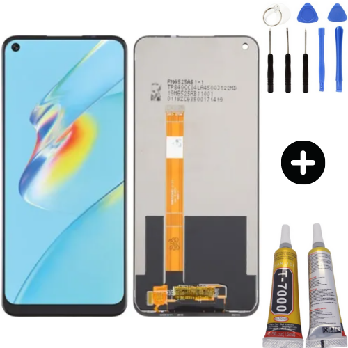 TE Oppo A55 2021 A Kalite Lcd Dokunmatik Ekran + Montaj Seti