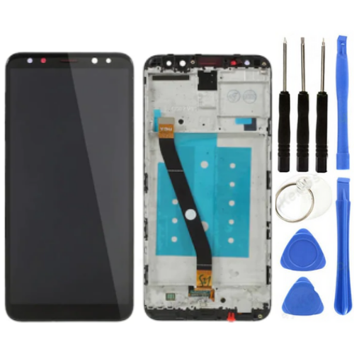 TE Huawei Mate 10 Lite Uyumlu Çıtalı OLED Lcd Ekran Dokunmatik + Tamir Seti