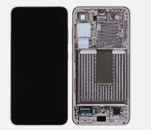 TE Samsung S23 S911 Uyumlu Çıtalı Lcd Ekran Servis Beyaz