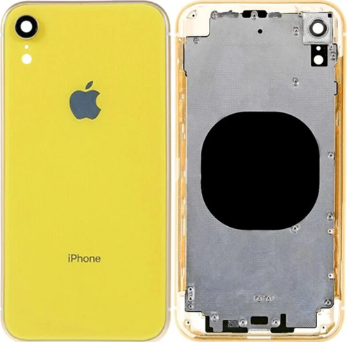 iPhone XR Uyumlu Boş Kasa Sarı