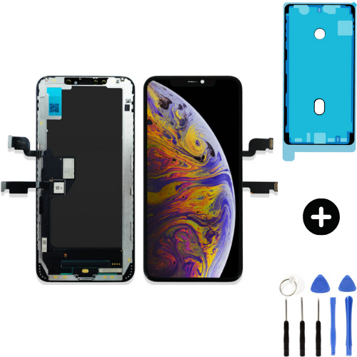 iPhone XS Uyumlu Cam Değişmiş Lcd Dokunmatik Ekran + Montaj Seti