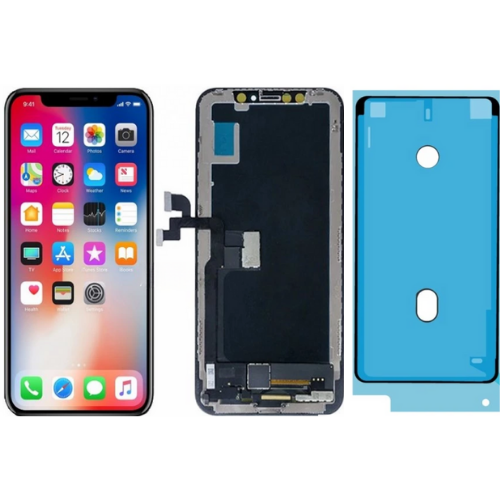 iPhone X Uyumlu OLED Lcd Dokunmatik Ekran + Toz Bandı