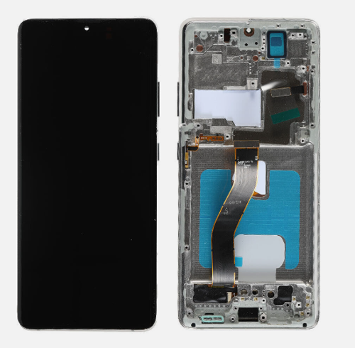 TE Samsung S21 Ultra 5G G998 Uyumlu Çıtalı Lcd Ekran Servis Beyaz