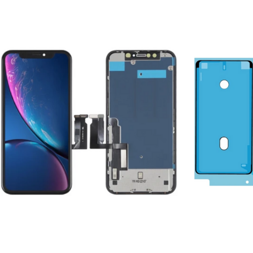 iPhone XR Uyumlu HK Lcd Dokunmatik Ekran + Toz Bandı